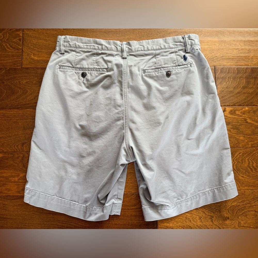 Polo Ralph Lauren Men's 34 Cotton Twill Classic Fit Stretch Golf Shorts Gray - Picture 2 of 8